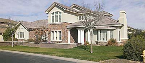 two story home with windows